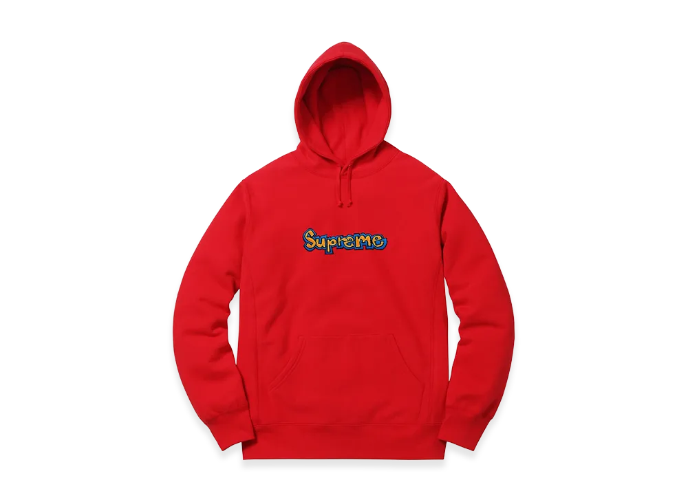 Supreme Gonz Logo Hooded Sweatshirt "Red"