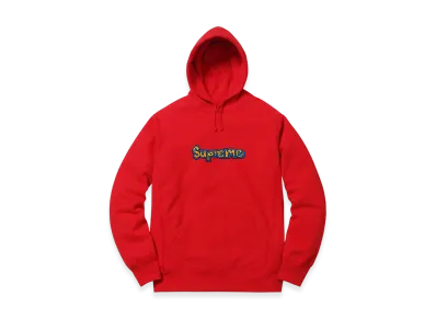 Supreme Gonz Logo Hooded Sweatshirt "Red"