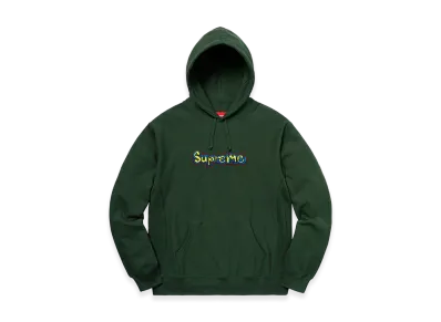 Supreme Gonz Logo Hooded Sweatshirt "Dark Green"