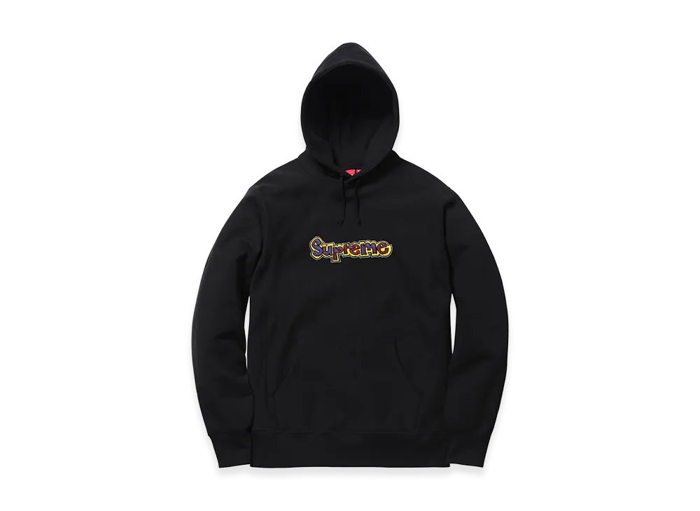 Supreme Gonz Logo Hooded Sweatshirt "Black"