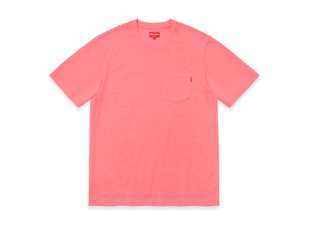 Supreme S/S Pocket Tee "Heather Coral" (20FW)