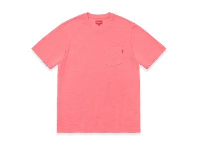 Supreme S/S Pocket Tee "Heather Coral" (20FW)
