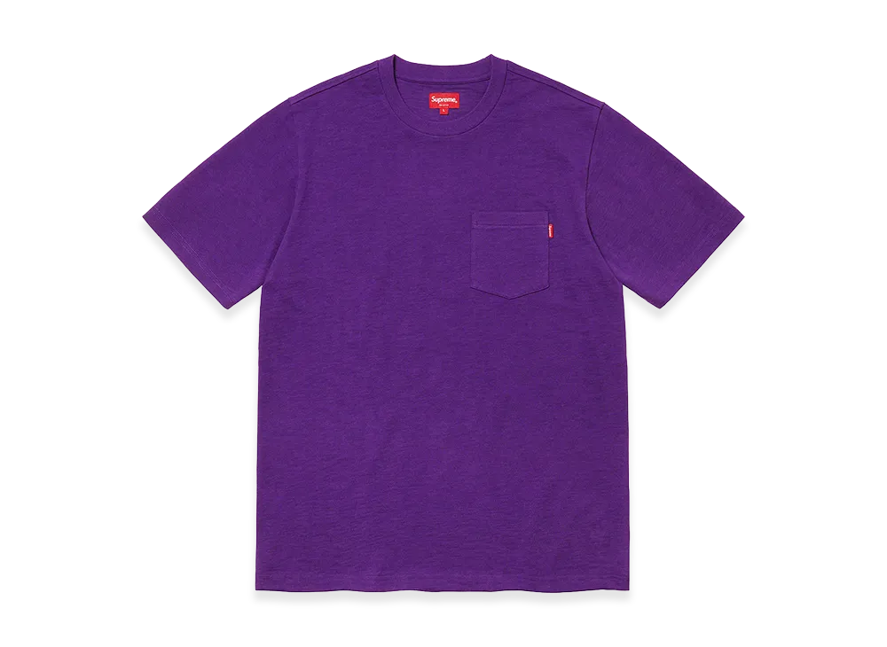 Supreme S/S Pocket Tee (20FW) "Heather Purple"