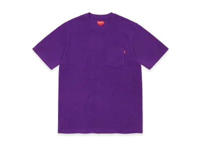 Supreme S/S Pocket Tee (20FW) "Heather Purple"
