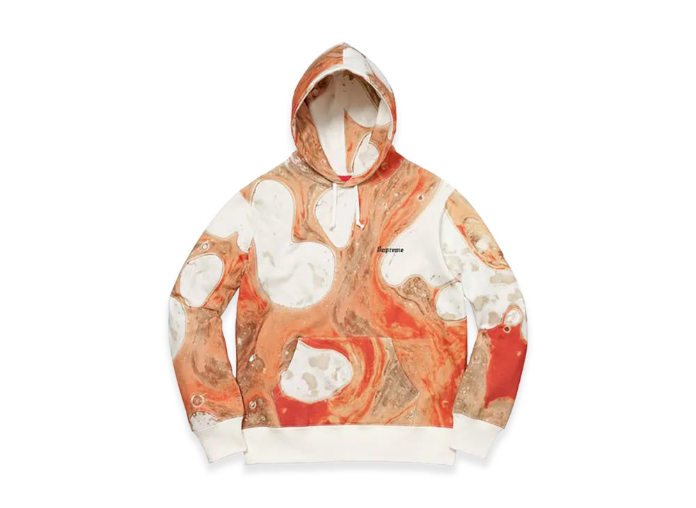 Supreme Blood and Semen Hooded Sweatshirt "White"