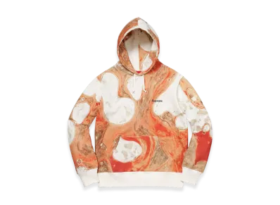 Supreme Blood and Semen Hooded Sweatshirt "White"