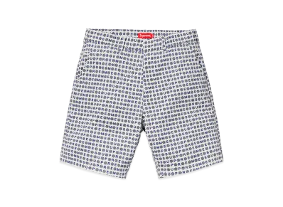 Supreme Work Short (19SS) "White Foulard"