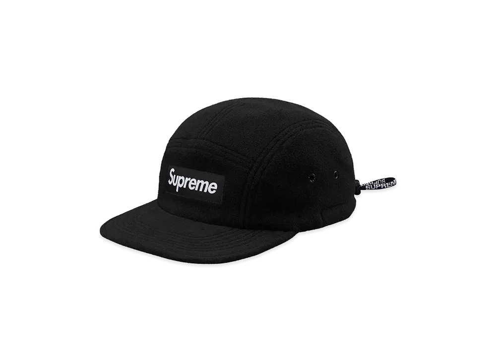 Supreme Fleece Pullcord Camp Cap (18FW) "Black"