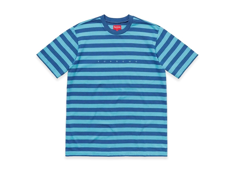 Supreme Bar Stripe Tee (18SS) "Blue"