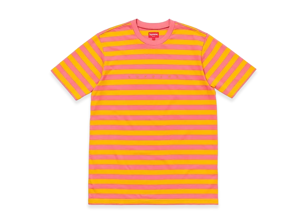 Supreme Bar Stripe Tee (18SS) "Pink"