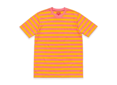 Supreme Bar Stripe Tee (18SS) "Pink"