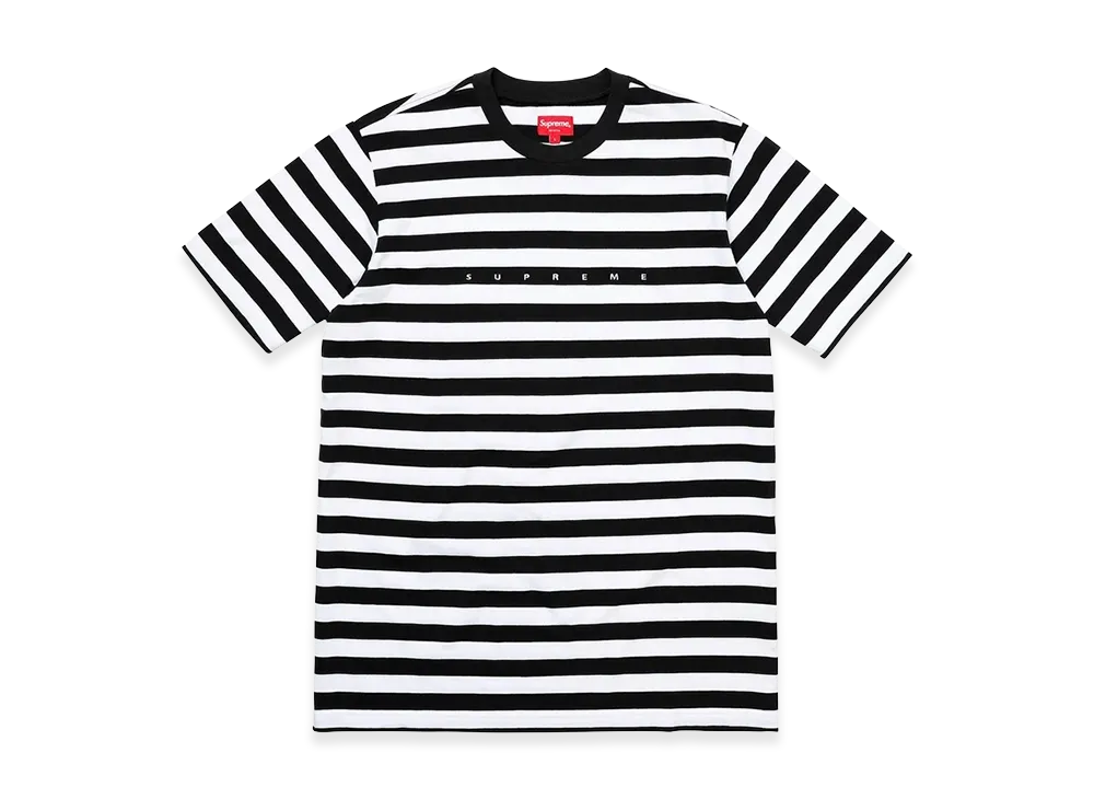 Supreme Bar Stripe Tee (18SS) "Black"