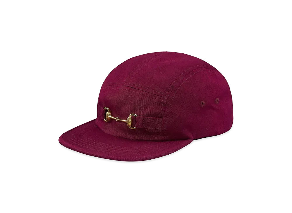 Supreme Horsebit Camp Cap (17FW) "Dark Cranberry"
