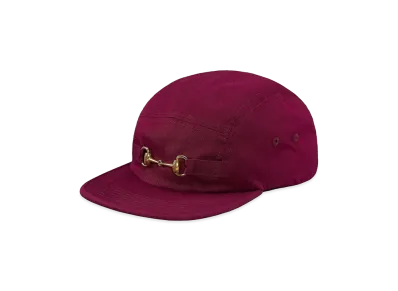 Supreme Horsebit Camp Cap (17FW) "Dark Cranberry"