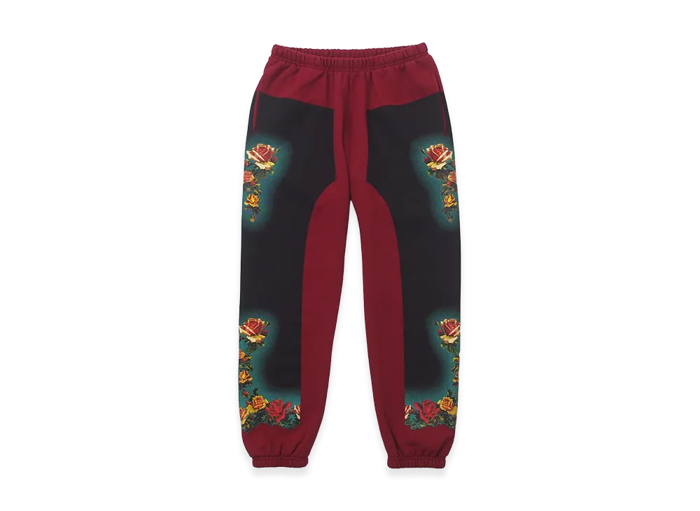 Supreme Jean Paul Gaultier Floral Print Sweatpant "Red"