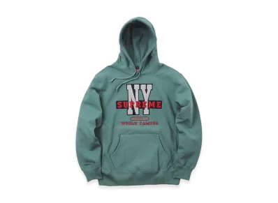 Supreme NY Hooded Sweatshirt (19FW) "Green"