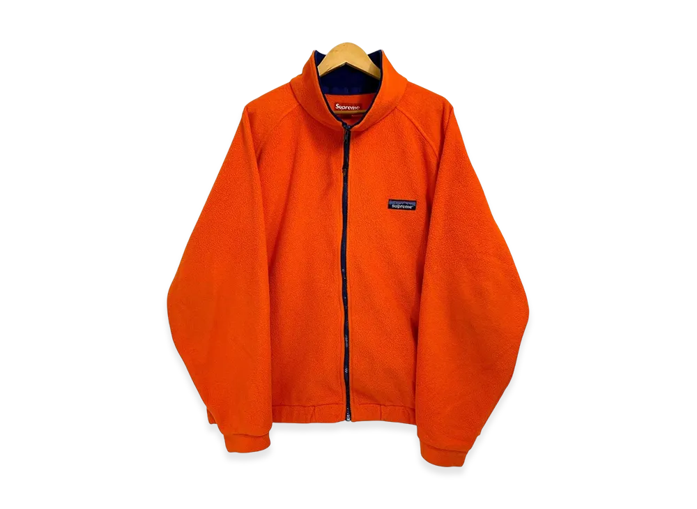 Supreme x Patagonia-Style Logo Fleece Jacket "Orange"