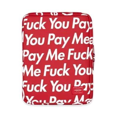 Supreme x PORTER Ipad Case "Red"