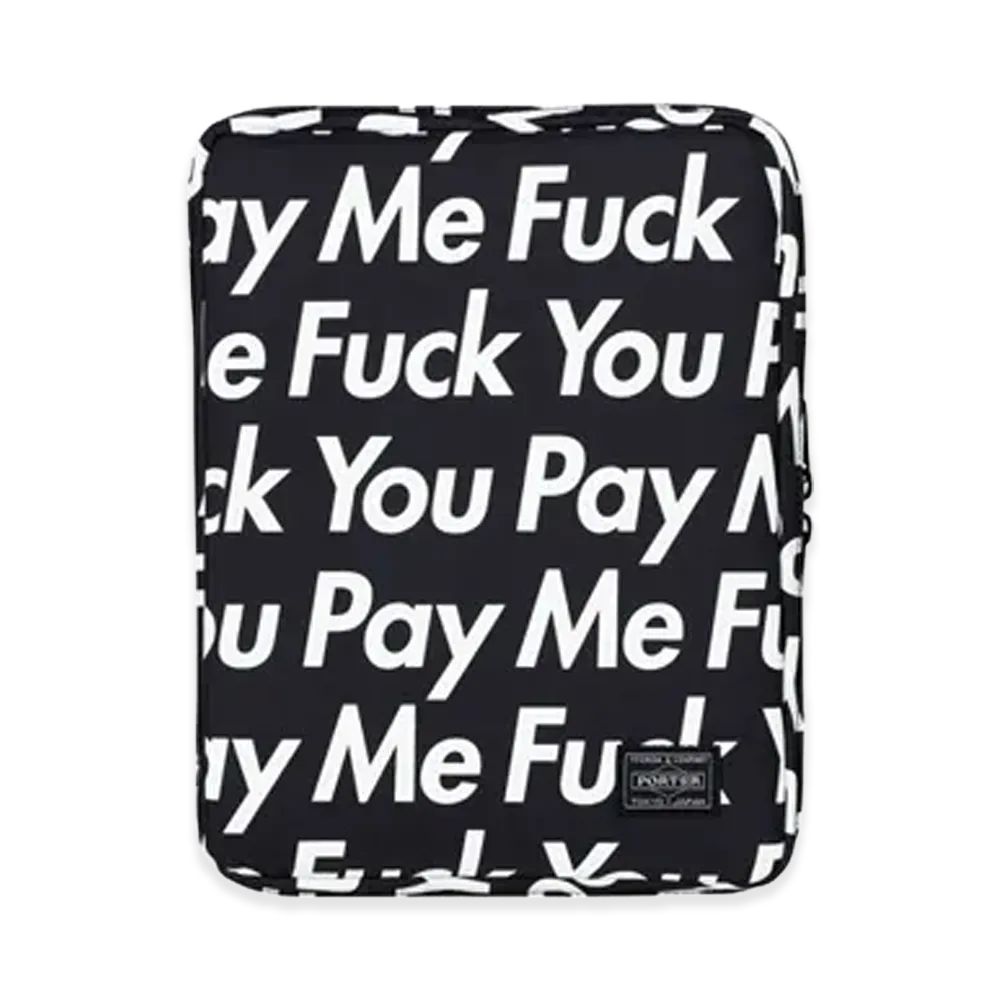 Supreme x PORTER Ipad Case "Black"