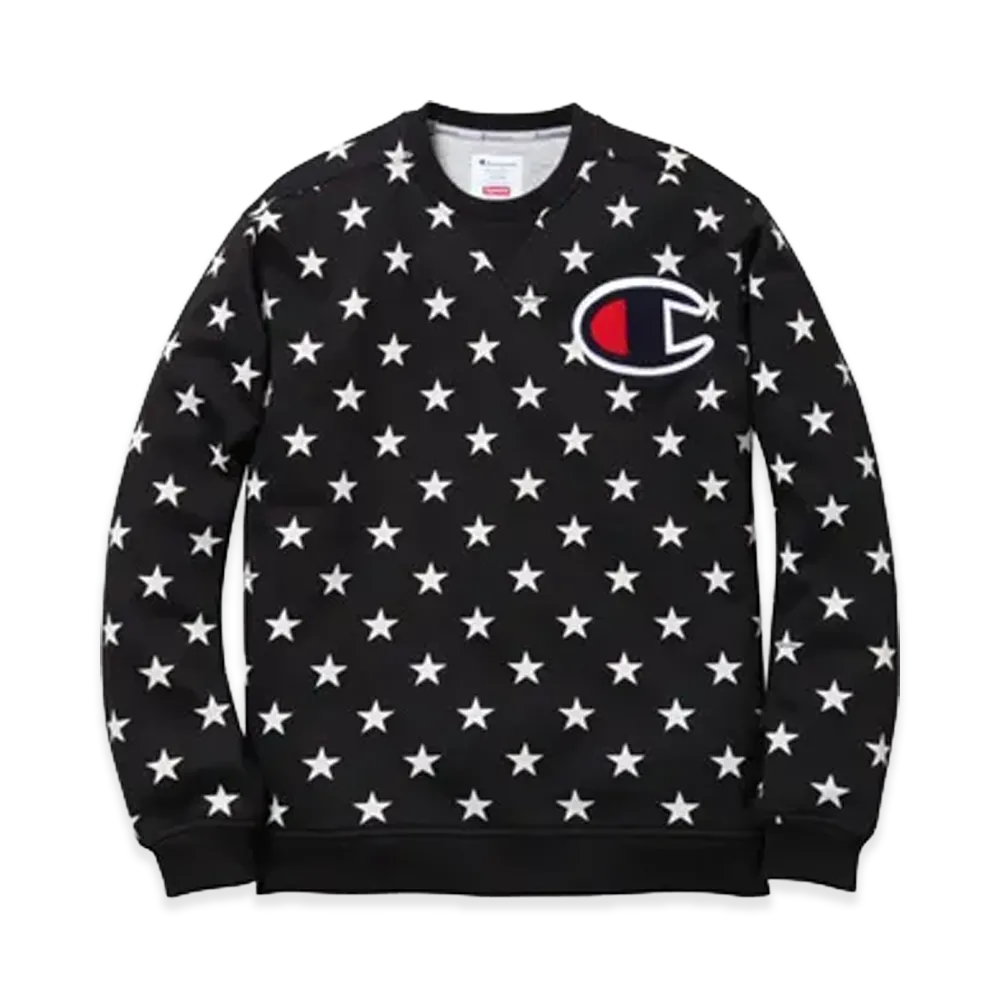 Supreme x Champion Crewneck "Black"