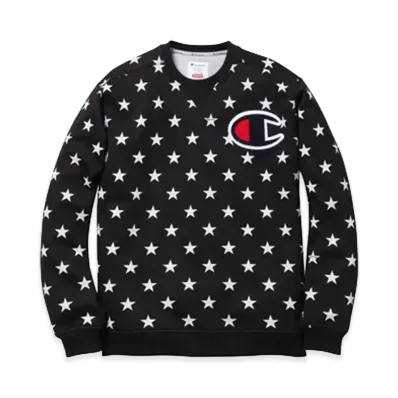 Supreme x Champion Crewneck "Black"