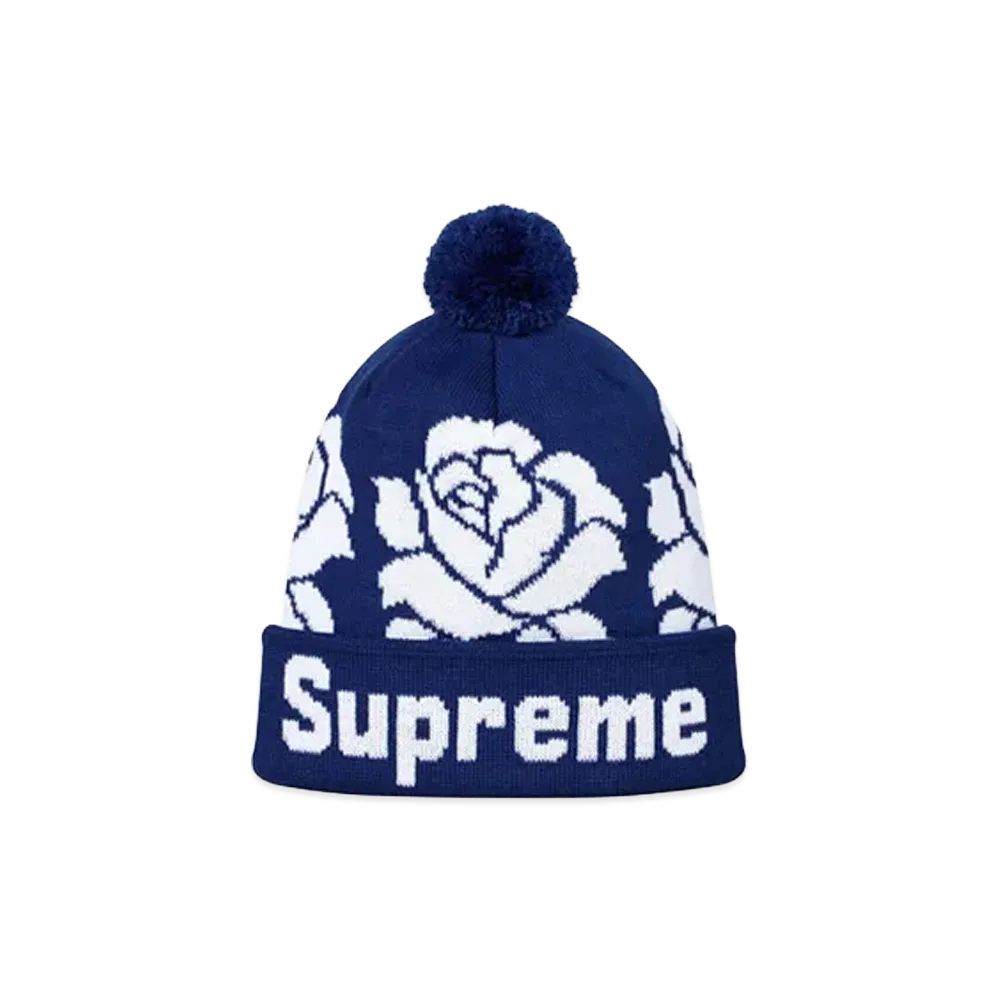 Supreme Rose Beanie "Navy"