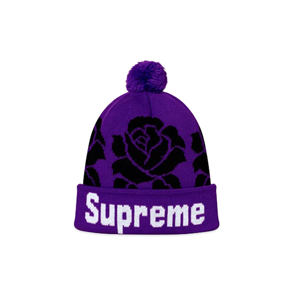 Supreme Rose Beanie "Purple"