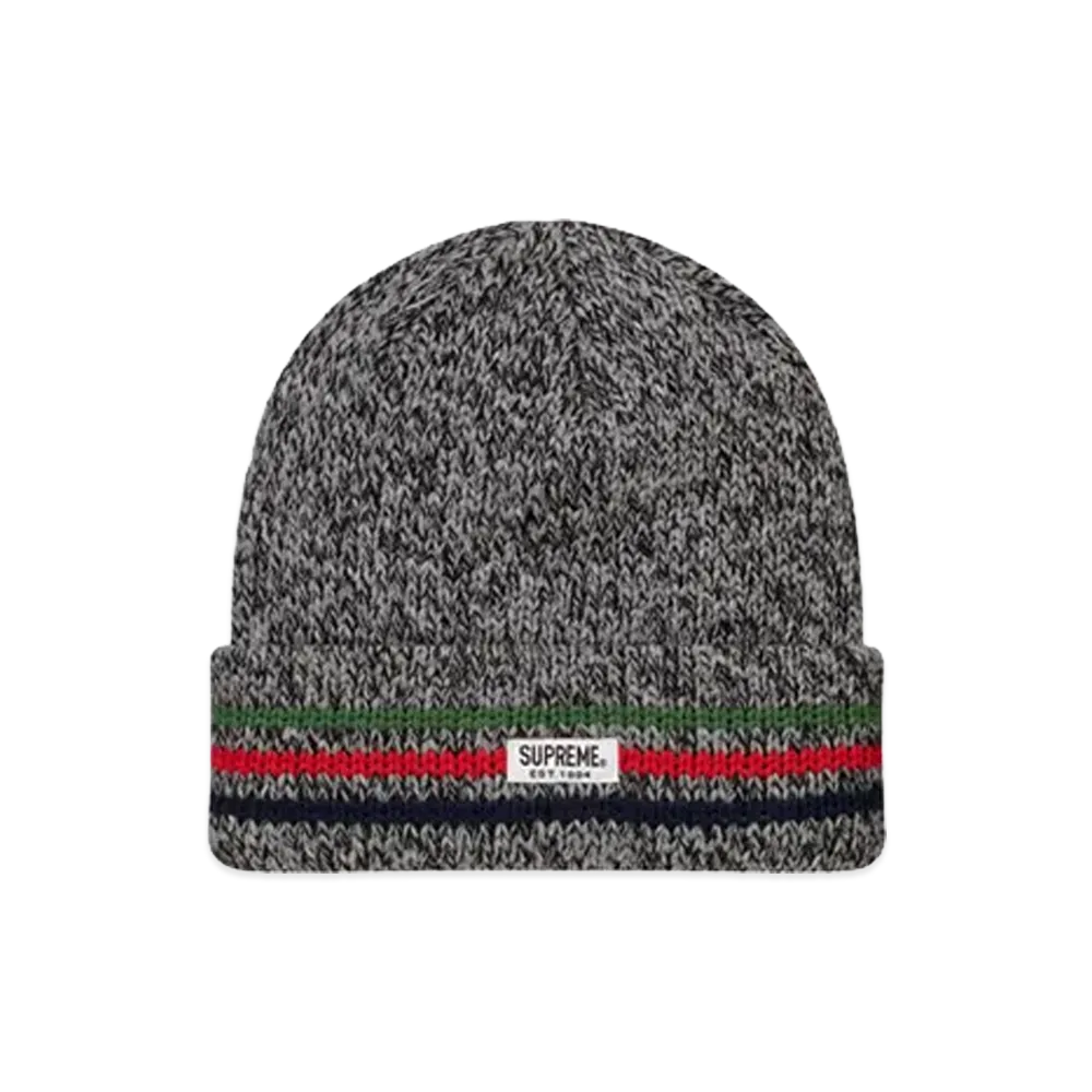 Supreme Ragg Wool Beanie "Hether Grey"