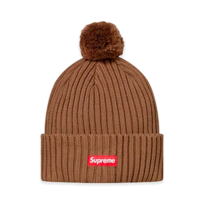 Supreme Ribbed Beanie (12FW) "Brown"