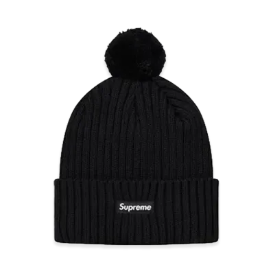Supreme Ribbed Beanie (12FW) "Black"