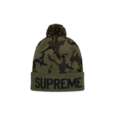 Supreme Camo Beanie "Woodland Camo"