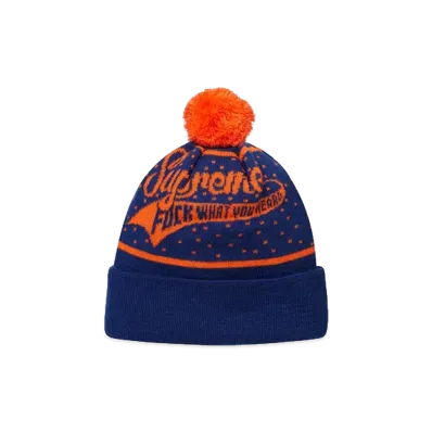 Supreme Donut Beanie "Navy"