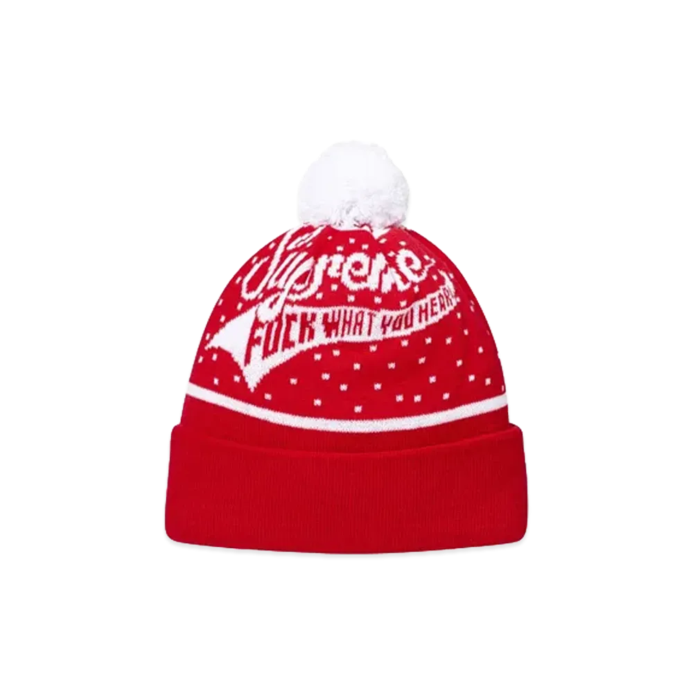Supreme Donut Beanie "Red"