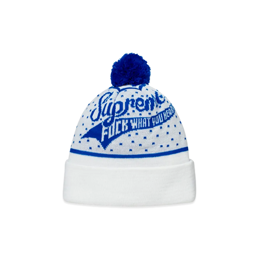 Supreme Donut Beanie "White"