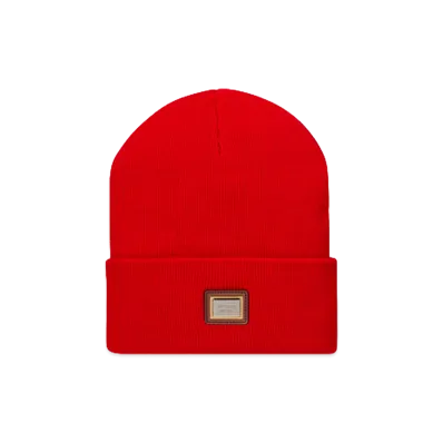 Supreme Metal Plate Beanie "Red"
