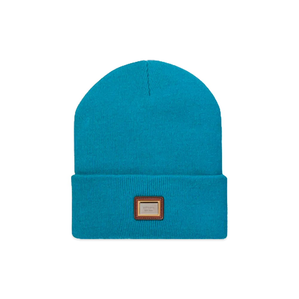 Supreme Metal Plate Beanie "Teal"