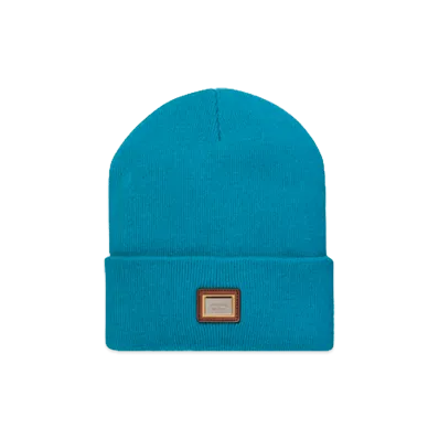 Supreme Metal Plate Beanie "Teal"