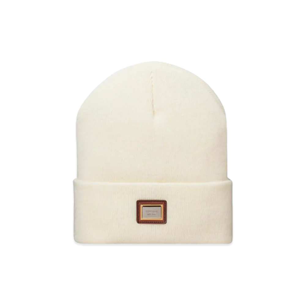 Supreme Metal Plate Beanie "White"