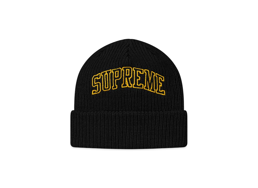 Supreme Loose Gauge Arc Beanie "Black"