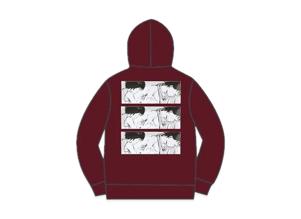 Supreme / AKIRA Syringe Zip Up Sweatshirt "Burgundy"