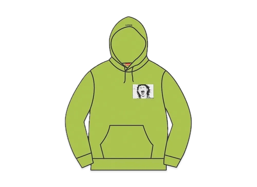 Supreme / AKIRA Patches Hooded Sweatshirt "Lime"
