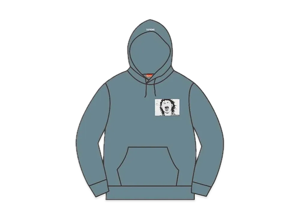 Supreme / AKIRA Patches Hooded Sweatshirt "Slate"