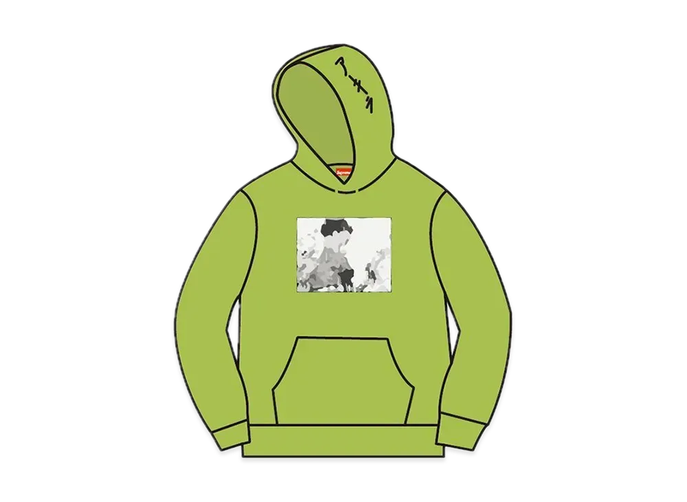 Supreme / AKIRA Arm Hooded Sweatshirt "Lime"