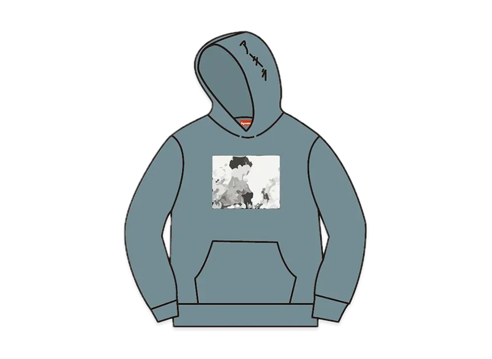 Supreme / AKIRA Arm Hooded Sweatshirt "Slate"