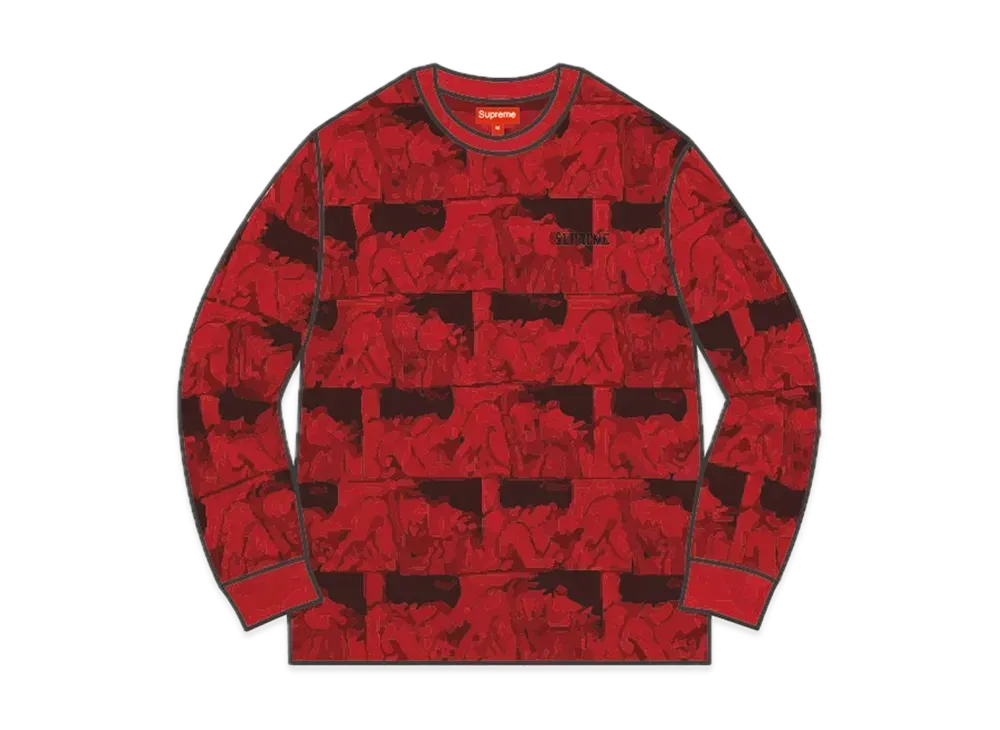 Supreme / AKIRA Syringe Jacquard LS Top "Red"