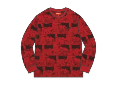 Supreme / AKIRA Syringe Jacquard LS Top "Red"
