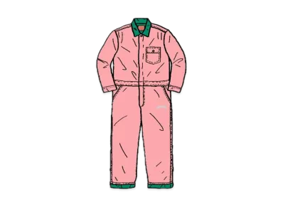 Supreme / LEVI'S Denim Coveralls "Pink"