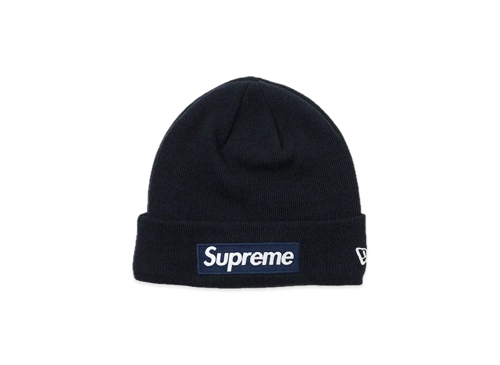 Supreme Box Logo Beanie "navy" (18FW)