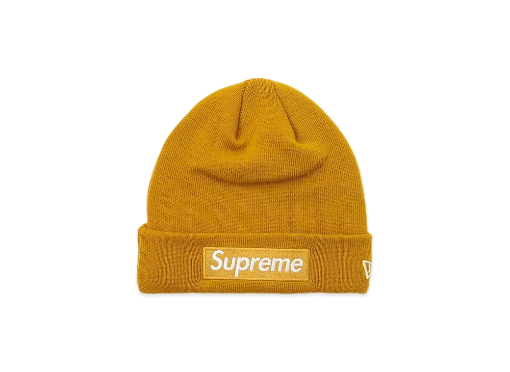 Supreme Box Logo Beanie "Yellow" (18FW)
