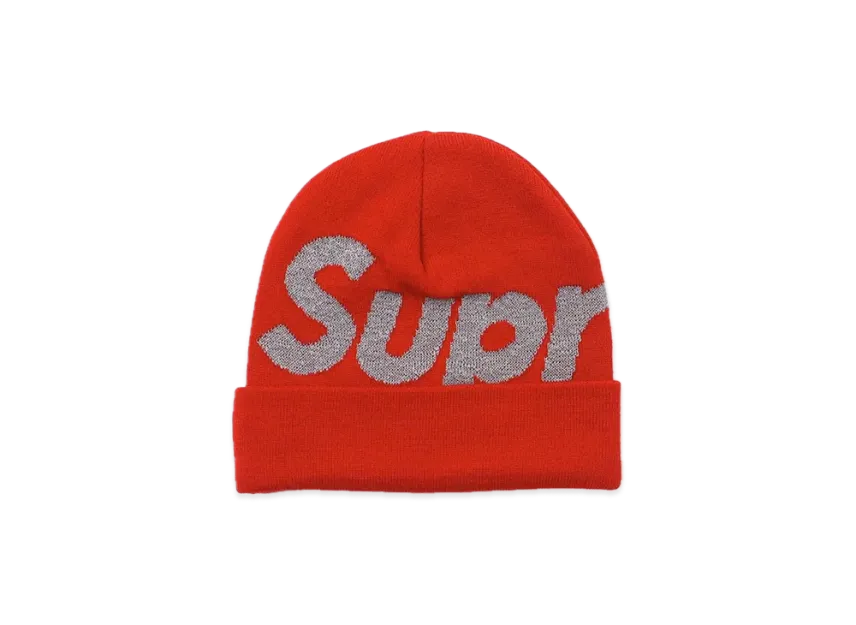 Supreme Reflective Big Logo Beanie Supreme Reflective Big Logo Beanie
